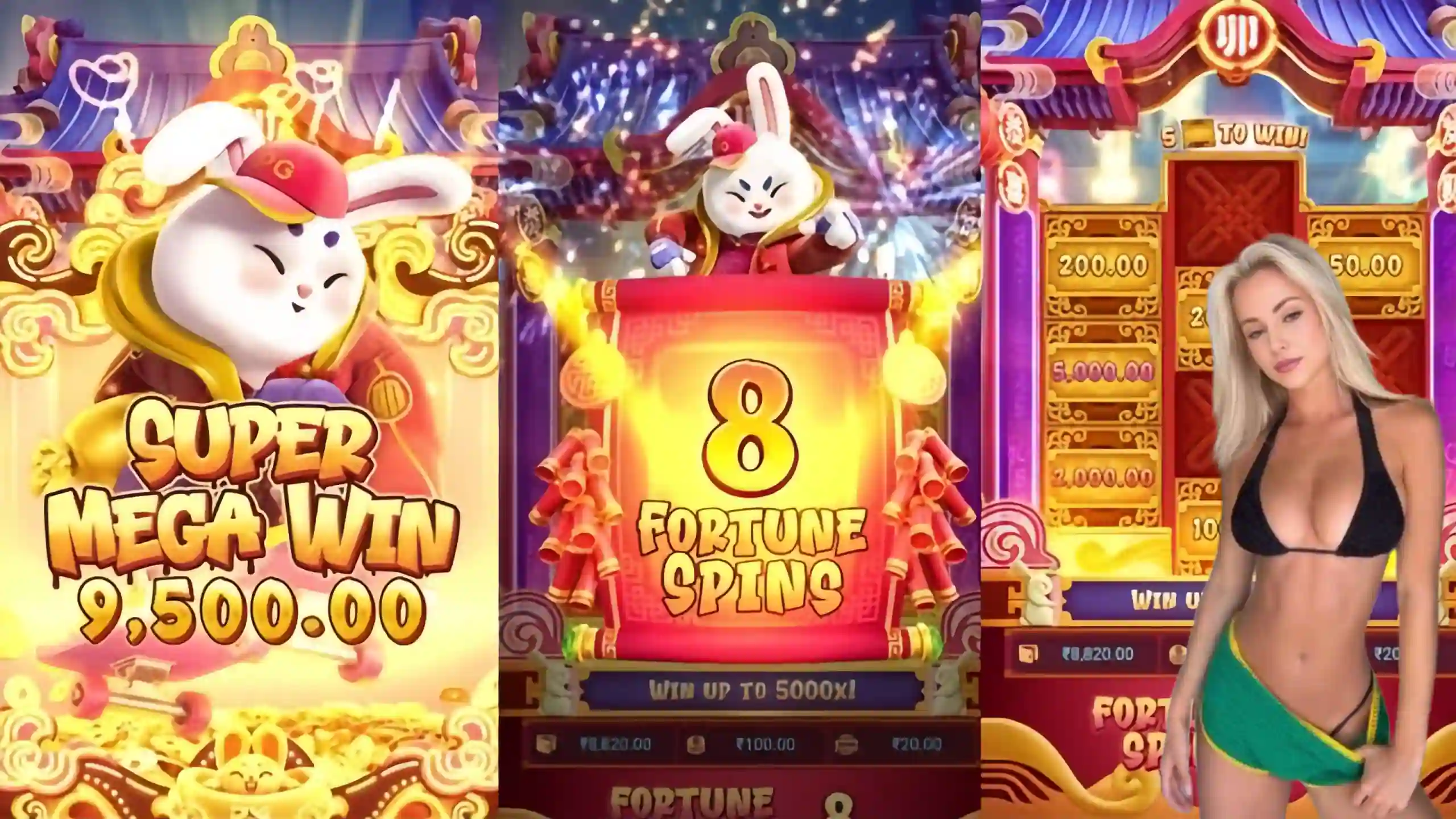 Wild Expansivo Fortune Rabbit 677v - Coelho Dourado que Expande